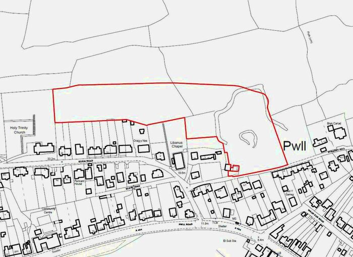 Land For Sale In Elgin Road, Pwll, Llanelli, Carmarthenshire, SA15