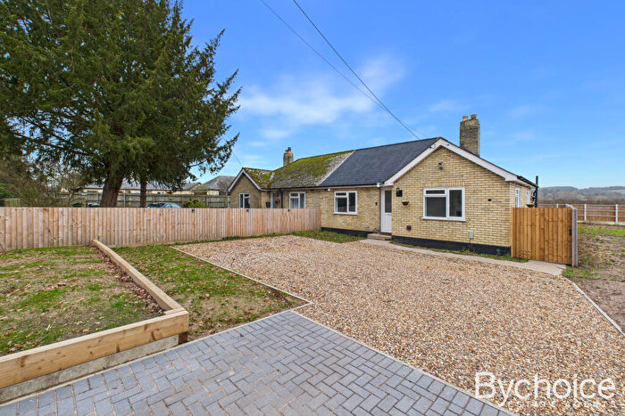 2 Bedroom Semi-Detached Bungalow For Sale In Henny Road, Lamarsh, Bures, Suffolk, CO8