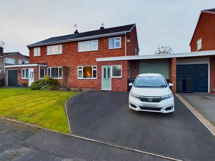 3 Bedroom Semi-Detached House For Sale In Stafford Avenue, Shifnal, Shropshire., TF11