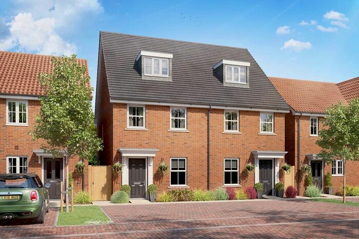 3 Bedroom End Terrace House For Sale In "The Braxton Special - Plot " At Felchurch Road, Sproughton, Ipswich, IP8