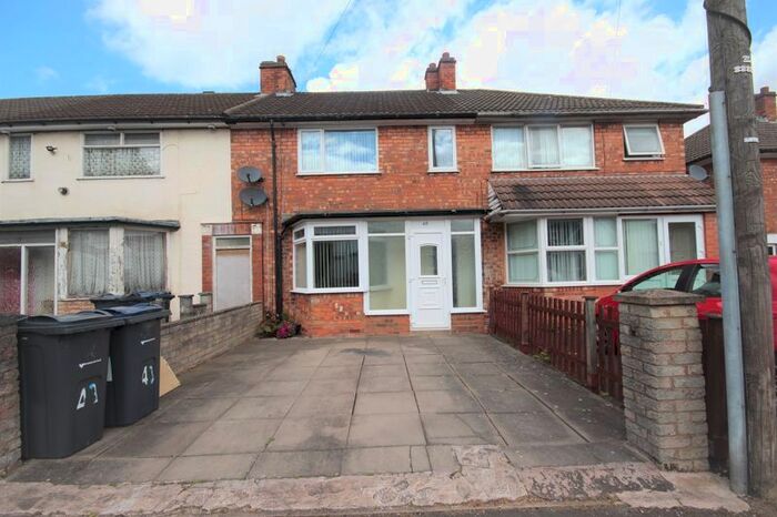 Terraced House To Rent In Kenwood Road, Bordesley Green, Birmingham, B9
