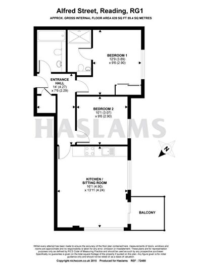 2 Bedroom Apartment To Rent In Hewitt, Alfred Street, Reading, RG1
