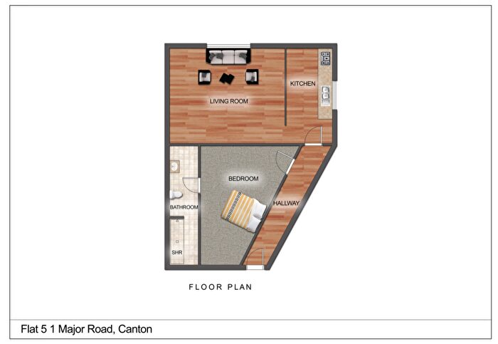 1 Bedroom Flat To Rent In Major Road, Cardiff, CF5