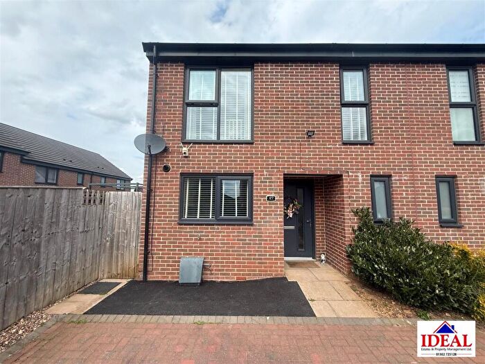 2 Bedroom Semi Detached House For Sale In Llewelyn Crescent, Askern, Doncaster, DN6