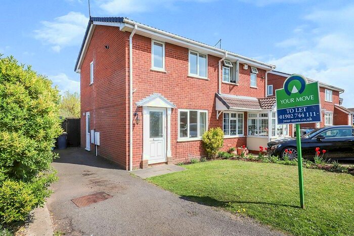 2 Bedroom Semi-Detached House To Rent In Canterbury Drive, Perton, Wolverhampton, Staffordshire, WV6
