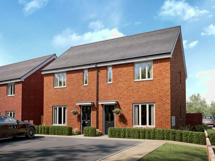 3 Bedroom Semi-detached House For Sale In "The Danbury" At Jervis Close, Eye, Suffolk, IP23