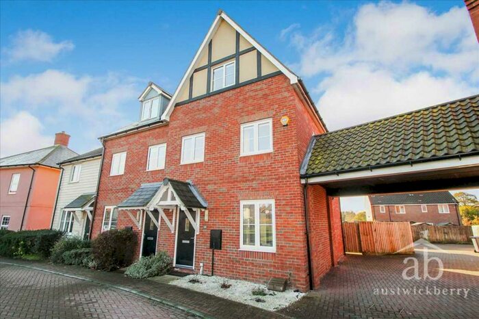 3 Bedroom End Of Terrace House To Rent In The Sandlings, Martlesham, Ipswich, IP12