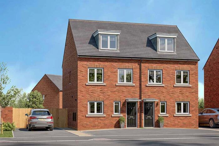 3 Bedroom Semi Detached House For Sale In "The Bamburgh" At Welsh Road, Garden City, Deeside, CH6