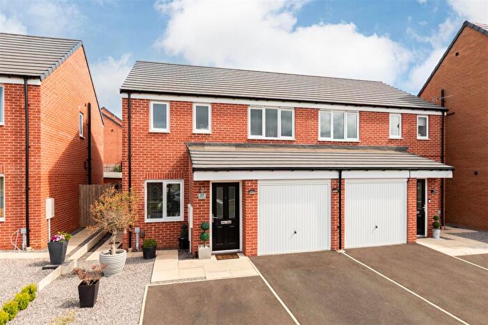 3 Bedroom Semi Detached House For Sale In Saunton Gardens, The Fairways, Cramlington, NE23