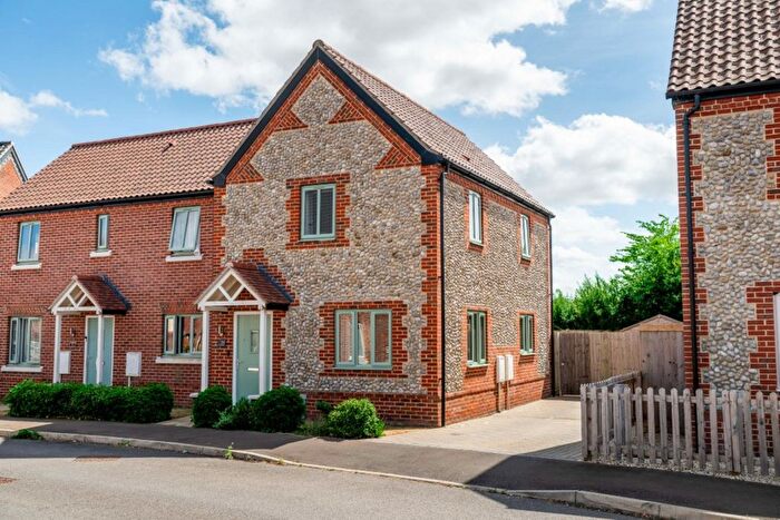 2 Bedroom Semi Detached House For Sale In Brick Kiln Road, Fakenham, NR21