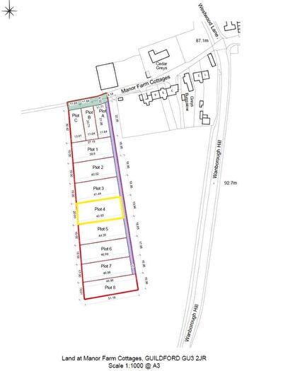 Land For Sale In Plot Manor Farm Cottages, Wanborough Hill, Guilford, Surrey, GU3