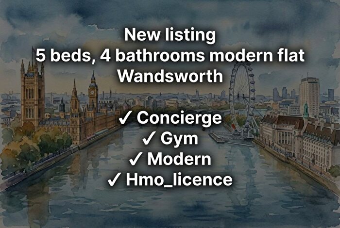 5 Bedroom Flat To Rent In Carnation Way, London, SW8