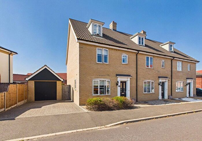 3 Bedroom End Of Terrace House For Sale In Stoddart Road, Bramford, Ipswich, Suffolk, IP8