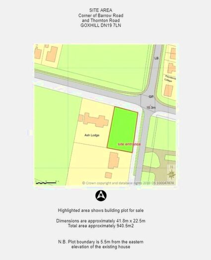 Land For Sale In Barrow Road, Goxhill, Barrow-Upon-Humber, Lincolnshire, DN19