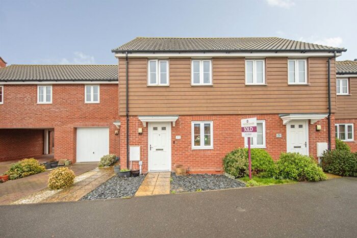 2 Bedroom Terraced House For Sale In Masons Drive, Great Blakenham, Ipswich, IP6