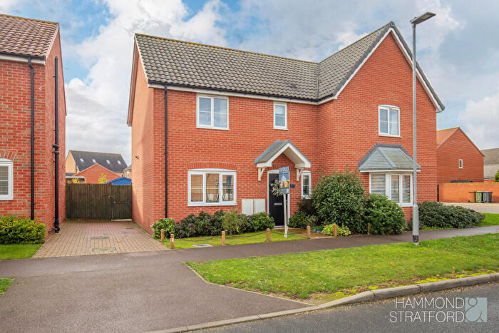 3 Bedroom Semi Detached House For Sale In Poppy Street, Wymondham, NR18
