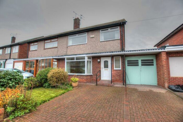 3 Bedroom Semi-Detached House To Rent In Holystone Avenue, Newcastle Upon Tyne, NE3