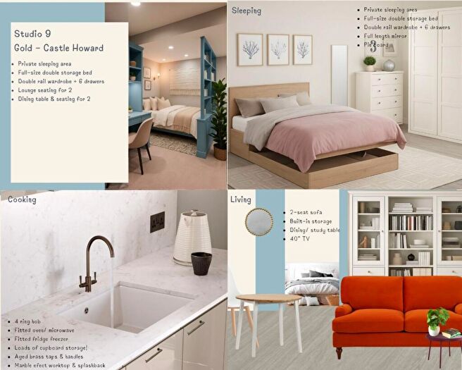 1 Bedroom Apartment To Rent In Gold Castle Howard- Studio |Verney St, EX1