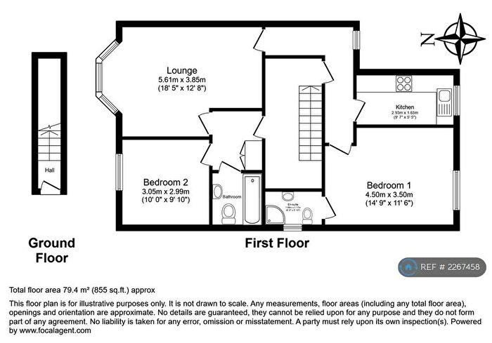 2 Bedroom Flat To Rent In Carmen Sylva Road, Llandudno, LL30