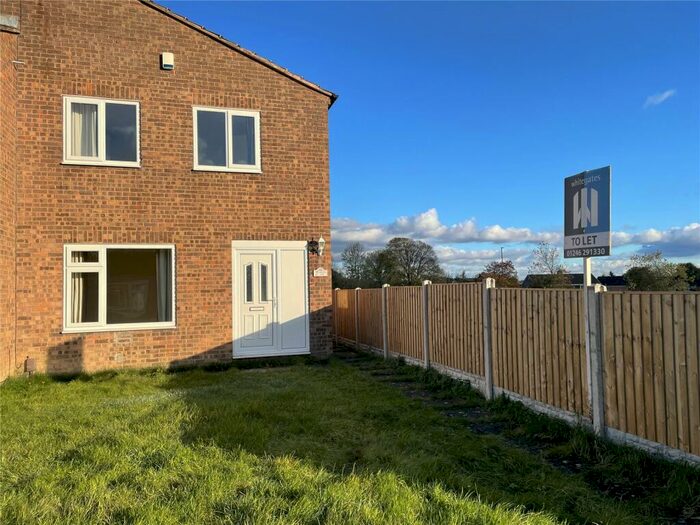 2 Bedroom Semi-Detached House To Rent In Carsington Close, Loundsley Green, Chesterfield, Derbyshire, S40