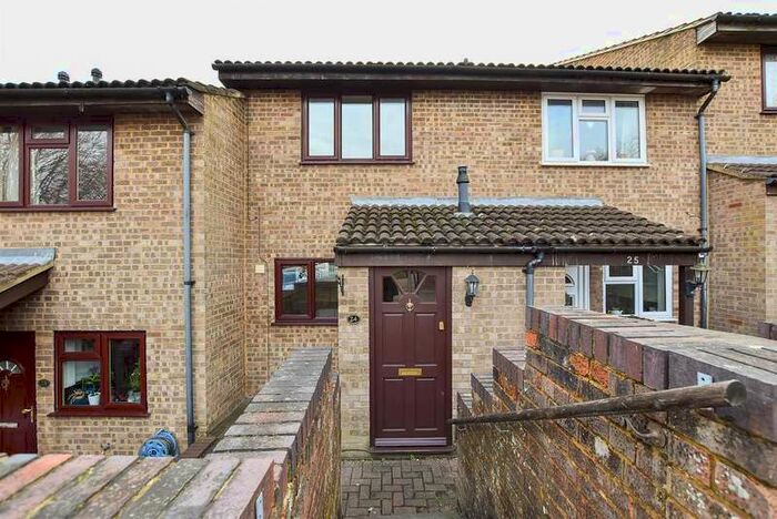 2 Bedroom Terraced House To Rent In Ramillies Close, Walderslade, Chatham, ME5