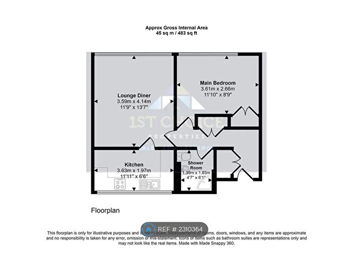 1 Bedroom Flat To Rent In Ramsons Avenue, Conniburrow, Milton Keynes, MK14