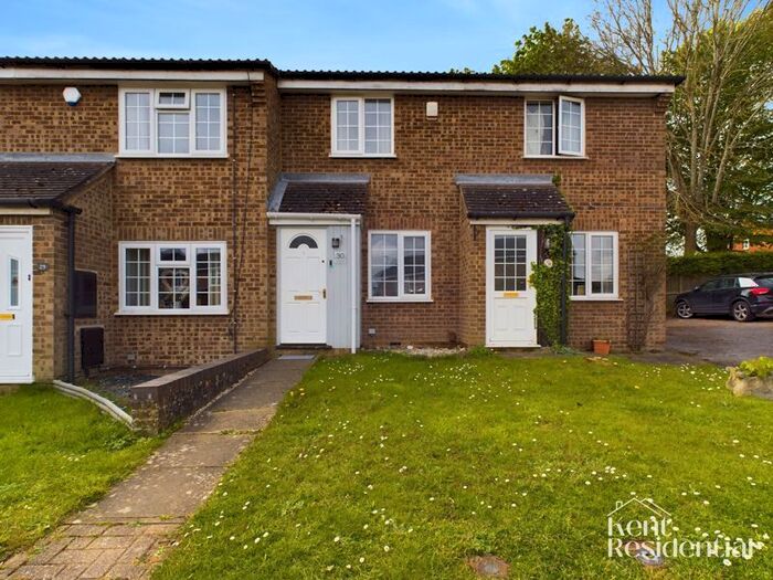 2 Bedroom Terraced House To Rent In Copse Hill, Leybourne, Kent, ME19