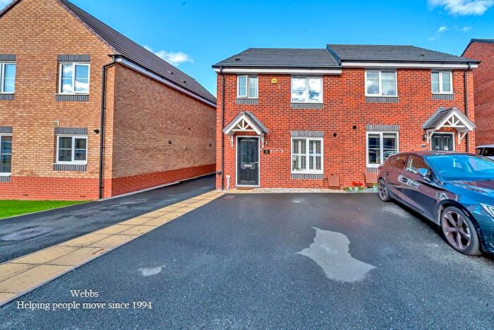3 Bedroom Semi Detached House For Sale In O'connor Avenue, Hednesford, Cannock, WS12