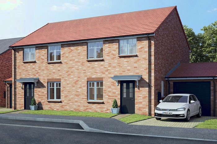 3 Bedroom Semi-detached House For Sale In "The Mayfield Semi" At Palmerston Avenue, St. Georges Wood, Morpeth, NE61