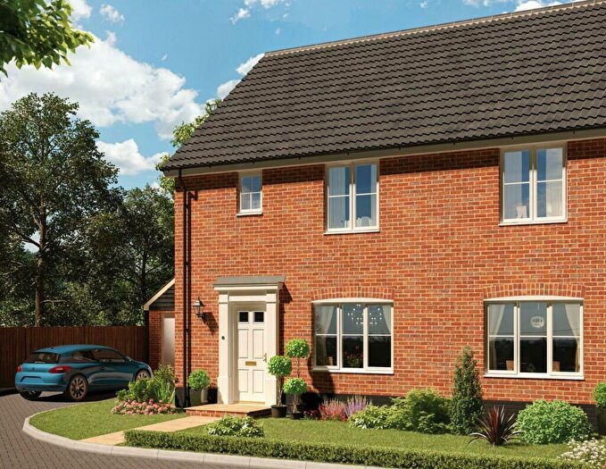 3 Bedroom End Of Terrace House For Sale In Mill Grove, Drury Close, Stowmarket, Suffolk, IP14