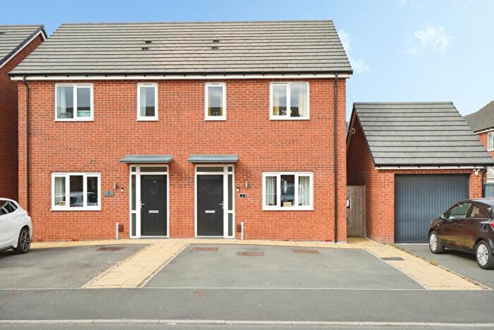 2 Bedroom Semi Detached House For Sale In Skylark Drive, Branston, Burton-on-Trent, Staffordshire, DE14