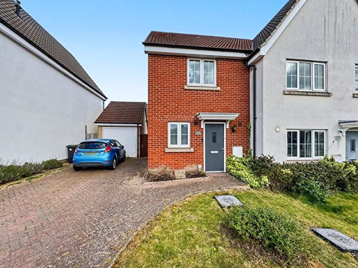 2 Bedroom Semi Detached House For Sale In Osprey Drive, Stowmarket, IP14