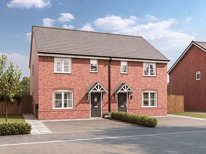 3 Bedroom Semi Detached House For Sale In "The Galloway" At Thomas Penson Rd, Gobowen, Oswestry, Shropshire, SY11