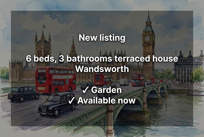 6 Bedroom Terraced House To Rent In Broadwater Road, London, SW17