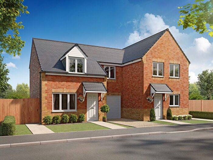 3 Bedroom Semi-detached House For Sale In "Fergus" At Oak Tree Crescent, Knottingley, WF11