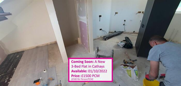 3 Bedroom Flat To Rent In Mundy Place, Cathays, Cardiff, CF24