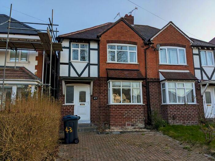 3 Bedroom Semi-Detached House To Rent In Woodleigh Avenue, Harborne, Birmingham, B17