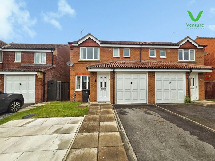 3 Bedroom Semi-Detached House For Sale In Richardson Court, Willington, Crook, DL15