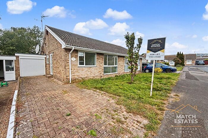 2 Bedroom Semi-Detached Bungalow To Rent In Coniston Road, Folkestone, Kent, CT19
