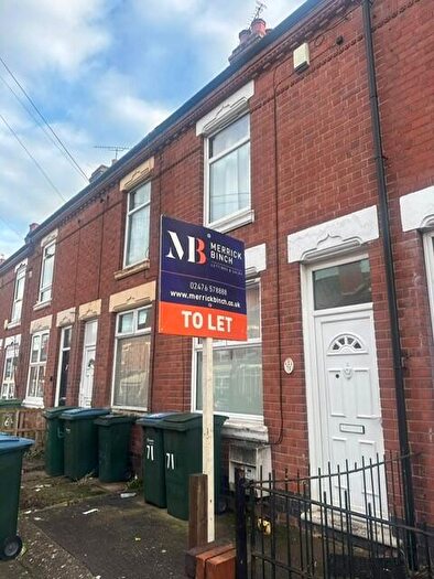 2 Bedroom Terraced House To Rent In St. Georges Road, Coventry, West Midlands, CV1