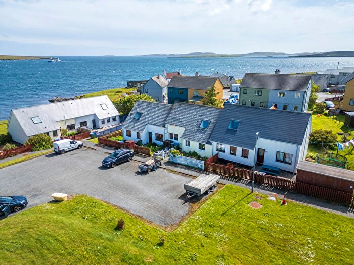 3 Bedroom Terraced House For Sale In Burraness, Mossbank, Shetland, Shetland Islands, ZE2