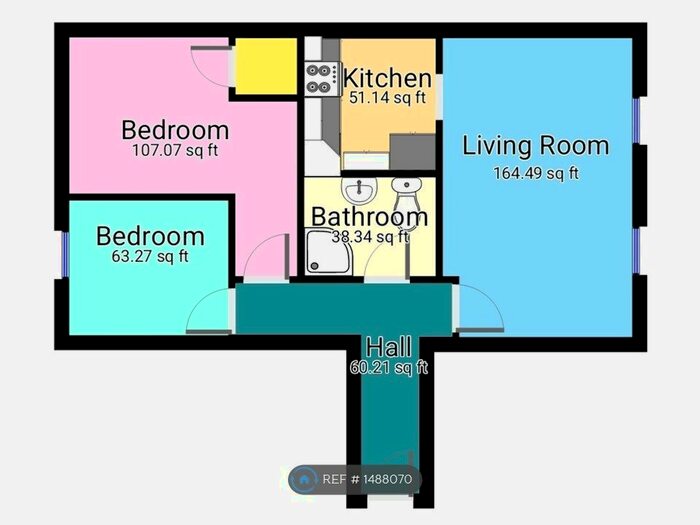 2 Bedroom Flat To Rent In Oak Brewery Spirit Vaults, Wisbech, PE13