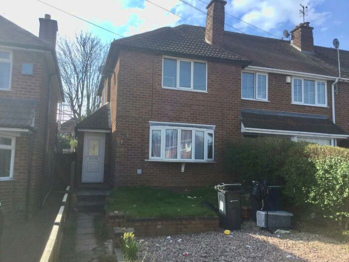 3 Bedroom End Of Terrace House To Rent In Brackenfield Road, Birmingham, B44