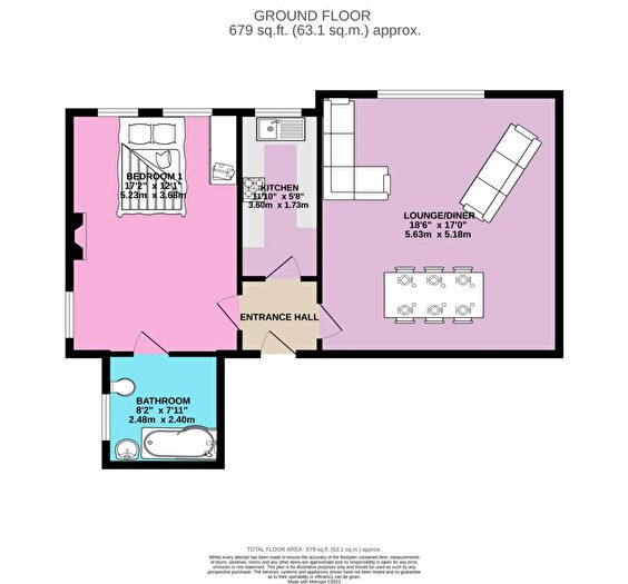 1 Bedroom Terraced House To Rent In Flat Newcastle Drive, Nottingham, NG7