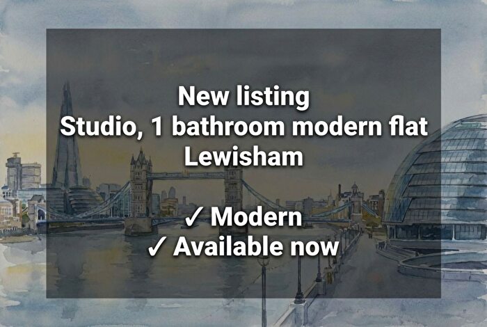 Studio To Rent In New Cross Road, London, SE14