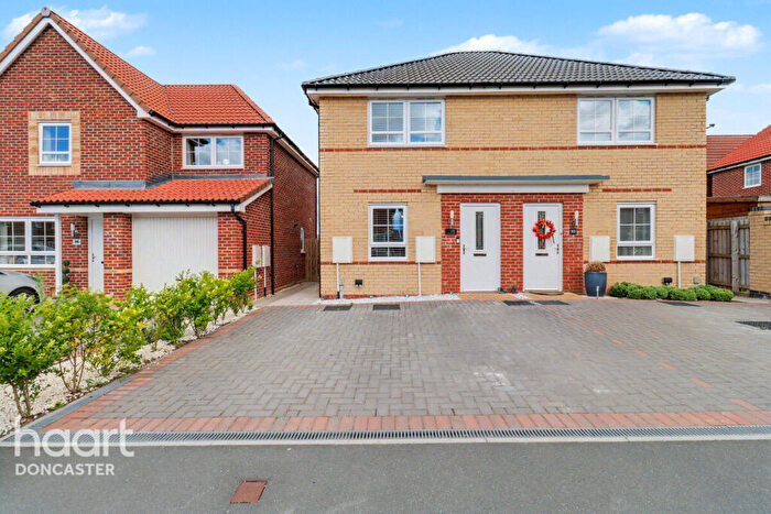 2 Bedroom Semi-Detached House For Sale In Mirabelle Way, Harworth, Doncaster, DN11