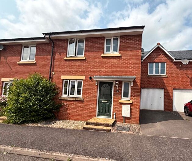 3 Bedroom Terraced House To Rent In Webbers Way, Tiverton, Devon, EX16