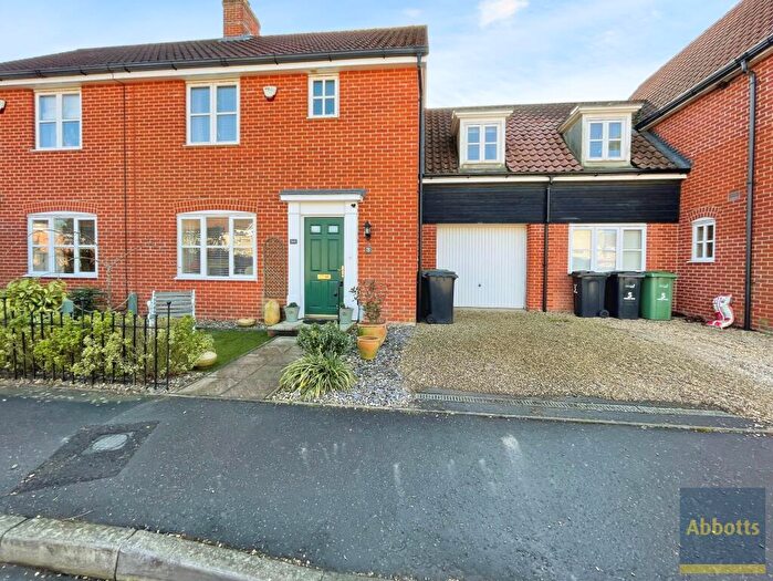 3 Bedroom Link Detached House To Rent In Ryefield Road, Mulbarton, NR14