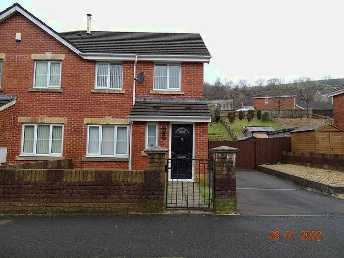 3 Bedroom Semi-Detached House To Rent In 6 Nant Y Derwen, Nantyffyllon, Maesteg, Bridgend. CF34