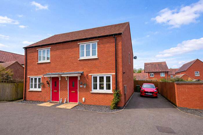 2 Bedroom Semi Detached House For Sale In Meteor Drive, Lutterworth, LE17